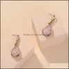 Cuelga los pendientes de la lámpara joyería retro moda cristal imitación piedra natural gota entrega 2021 mvyom