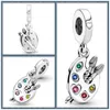 100% 925 Sterling Silver Charms Fit Pandora Bracelets Femmes DIY Faire Des Bijoux De Mode Pandents De Luxe Bijoux Designer Perles With313W