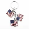 Flag Keychain Various shapes British Style Pendant Gift Favor Car United Kingdom American Foreign Affairs Gifts National Flags GCE13703