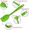 Silicone Spatulas Polole Polos pequenos espátula de borracha Design de uma peça de uma peça Risques antiaderentes resistentes ao calor