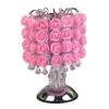 Fragrance Lamp Tree Light Rose Flower Table Lamp Home Decoration Lights With Lysdioder för Home Party Wedding med EU Plug WF1024 H220423