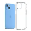 Telefoonhoesjes voor iPhone 15 Plus Pro Max 14 13 Pro 12 Mini 11 XS Max XR 7 8 SE2 1,5 mm helder transparant acryl TPU schokbestendig mobiel hoesje Achterkant D1