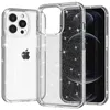 Shiny Rugged Hybrid TPU PC Glitter Cases For iphone 14 Pro Max 13 12 11 Xs Xr 6 6S 7 8 Plus Shockproof Cover