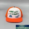 Fashion Hip Hop ricami Caps Ultimo cappello da viaggio maschio Visor Mesh Mesh Punk Baseball Cappelli da baseball