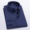 Koszulki męskie Kolory L do 5xl męskich mężczyzn Slim Fit Stylowa swoboda koszula męska formalny długi rękaw Camisetas Masculinamen's Vere22