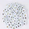 3cm Multicolor Daisy Flower Heads Mini Silk Artificial Flowers for Wedding Home Decoration Christmas Wreath Scrapbooking GC1461