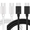 3A Тип C к кабелям Type-C 1M 2M PD USB-C M/M Кабель быстрого зарядки для Samsung S10 S20 S22 Xiaomi Huawei Android Phone