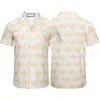 Herenontwerper Shirts Casablanc Hawaii Shirts Shirt Shirt Printing Patroon Camicia Unisex Button Up Hemd