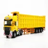 1 50 ingegneria camion container modello in lega semitrailer cassonettista in metallo cargo logistico auto giocattoli221s2069265