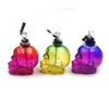 Multicolor glass skull pipe with accessories smoking pipe