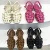 Модные женские сандалии плоские тапочки Baotou летний новая мода комфорт, повседневная за пределами женщин обувь дамы пляж римская обувь