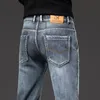 Inverno Uomo Pile Jeans caldi Stile classico Business Casual Vestibilità regolare Addensare Pantaloni in denim elasticizzato Pantaloni maschili di marca 220328