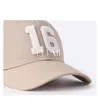 Diseño Marca Número 16 Gorra de béisbol Sombrero de felpa de tendencia para mujer de alta calidad para hombres y mujeres