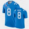 Maglia CeoMit Blue College Football Alternate Legend Jersey Caden Costa Matt Corral Kentrel Bullock Deantre Prince Elijah Moore Jerrion Ealy Rhys Plumlee