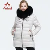 Astrid Winter new arrival down jacket women with a fur collar outerwear quality fashion medium length winter coat FR1830 200928