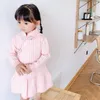 Abiti da ragazza Vintage Winter Autumn Girls Princess Dress Children Bambini Bambini a maglieria Cheongsam a maniche lunghe ADK1498Girl's