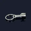 Keychains Auto Car Vehicle Engine Silver Metal Piston Model Alloy Keychain Keyring Keyfob Accessories Key Chain