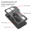 Shockproof Armor Cover Cases For Xiaomi Mi 11 Lite Belt Clip Soft Shell,TPU Shock Absorber Resistant PC Stand Back Cover