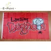 Milb Lansing Lugnuts Vlag 3 * 5ft (90cm * 150cm) Polyester Banner Decoratie Flying Home Garden Feestelijke geschenken