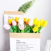 13 Colors Simulation Mini PU Tulip Artificial Flower Fake Flowers Home Wedding Decoration Flower