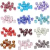 Big Hole Glass crystal beads charm Findings Loose Spacer craft European Silver beaded with stamp For bracelet Jewelry Making