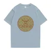 Cnemai Designer Brand High Quality Men TシャツCHAN EARSEY ROUND PRINT SUMMER SUMMER SUMMER SUMMEREVE COTTONE TEE WOMEN CREW NECK Y2K MALE TOP