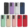 Kameralins Skyddande mobiltelefonfodral för Samsung Galaxy A03S A22 A33 A53 A02S A32 A02 Hybrid Armor PC TPU SUCKSUST COVER D1