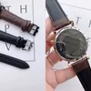 Principais relógios de pulso Top designer de marca Mens relógios cronógrafo 42mm homens de luxo assistem genuíno cinta de couro parto de quartzo