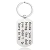 Key Chain Ring Pendant Family Friend Gift Mother's Day Father's Day Graduation Season Christmas Gift Lettering Metal Keychain