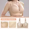 Nasconde indietro Fat Diva New Look Lingerie Sexy reggiseni a coppa profonda per le donne Reggiseno moda con intimo modellante Bralette incorporato T220726