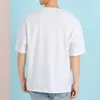 Мужская хлопчатобумажная футболка High Street Wear Женщины летние короткие рукавы топы Unisex Solid Tee Custom Print Your Like P O 220616