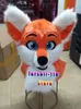 Fursuit طويل الشعر أجش الكلب فوكس الذئب التميمة زي الفراء الكبار الكرتون شخصية دمية هالوين حزب الكرتون مجموعة # 209