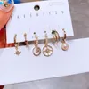 Dangle Chandelier عالية الجودة 6pcs Mix Design Mix Earrings Ear Cuff Str