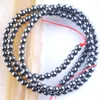 WOJIAER Black No Magnetic Materials Hematite Stone Round Ball Beads 2 3 4mm For DIY Jewelry Making Necklace Bracelet BL305