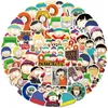 50 adesivi per figure di cartoni animati di South Park Graffiti Kids Toy Skateboard Phone Decalcomanie per adesivi per bagagli per laptop