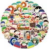 50Pcs 사우스 파크 만화 그림 스티커 낙서 아이 장난감 스케이트 보드 전화 노트북 수하물 스티커 데칼