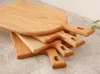 Bloco de cozinha quadrada Bloco de madeira de madeira para corda bolo de sushi Placa de bandejas de bandejas de pão bandeja de bandeja de sushi de bandeja de bandeja FY6032