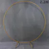 Party Decoration Circle Wedding Arch Bakgrund Metal Shelf Decorative Round Balloon Archeparty