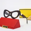 2022 Designer-Sonnenbrillen für Damen, beliebte UV-Schutz-Mode, ovale Katzenaugen-Vollrahmen-Sonnenbrille von höchster Qualität, mit Etui