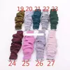 34 Farben Scrunchie-Bänder für Kinderuhren, 38 mm, 42 mm, elastisches Scrunchies-Armband, Glitzerstoff, Blumenmuster, Leopardenmuster, weiche Uhrengürtel