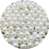 3-8mm Rotondo ABS Forma di Plastica Perle D'imitazione Perle Bianche Fatti A Mano FAI DA TE Accessori Dei Monili Del Braccialetto Che Fanno All'ingrosso 150 pz/set