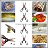 Forbici da cucina Multifunzione in acciaio inossidabile Pollo Potry Fish Scaler Sh Dht5S