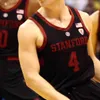 Chen37 Custom College Basketball Stanford Jerseys Harrison Ingram Jaiden Delaire Maxime Raynaud Spencer Jones Michael O'Connell Noah Taitz Isael