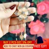 Pendant Necklaces Rose Gold Silver Color Heart Opal Flower Micro Inlay CZ Necklace For Women Vintage Statement Jewelry ZD1 XS3Pendant