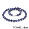 Kedjor Ankomst 6-14mm Lapis Lazuli Tower Necklace Chain For Women Girls Gifts Partihandel Syckelframställningspris 18inchchains
