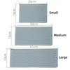 Silicone Square Dish Drying Mat Drain Pad Water Filter Table Placemat Kitchen Heat Resistant Protection Durable Kitchenware 220722