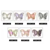 3D Crystal Butterfly Nail Art Decorations Entry Lux Alloy Zircon Dail Sequins Diamond Scals