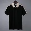 Mens Designer Men's Polo Homme Summer Embroidery Polos T Shirts High Street Trend Shirt Top Tee