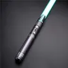 TXQSABER SALES Tung duellering LightsaBer 6 Set Sound 12 Color Changing Metal Hilt Cosplay Gift Volym Justera Laser Sword 220809