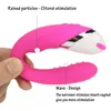 HIMALL Vibratore a 12 velocità Prodotti sexy USB Ricaricabile G Spot Dildo Giocattoli adulti impermeabili in silicone per coppia di donne